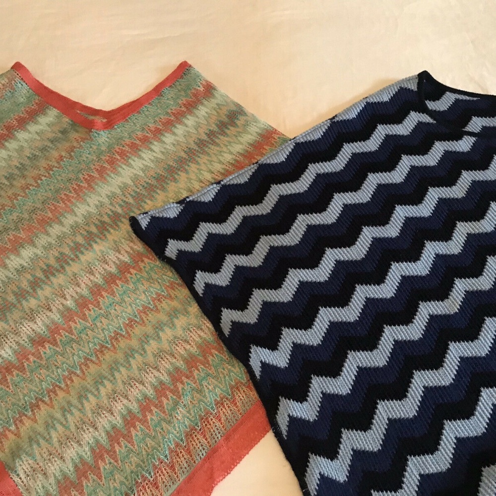 COPY - MISSONI orange label ponchos- 2 for 1!